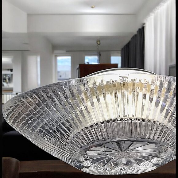 Anna Hutte Bleikristal Mantel Clock Quartz Lead Crystal 24 % Pbo West Germany - Picture 5 of 9